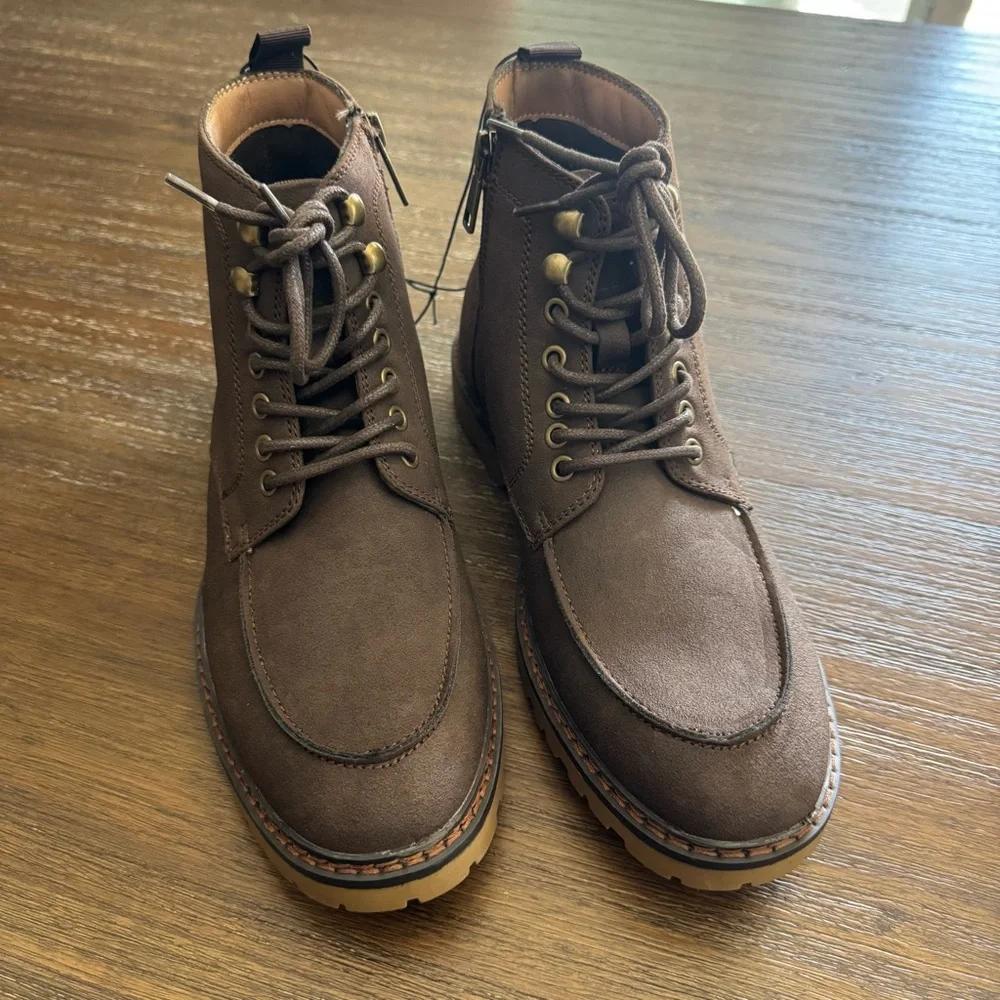 MADDEN Men’s Brycee Lug Sole brown suede Boots